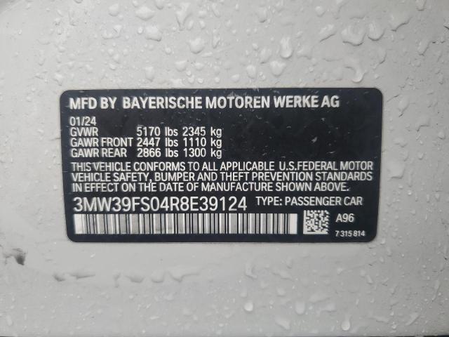 2024 BMW 330XE 3MW39FS04R8E39124