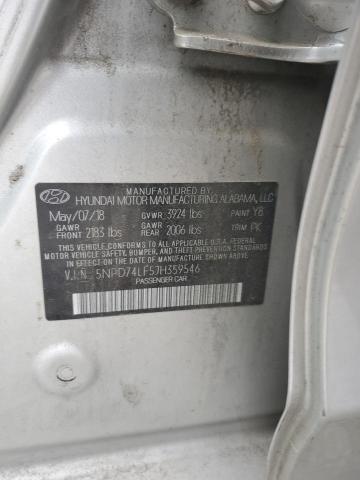 2018 HYUNDAI ELANTRA SE - 5NPD74LF5JH359546