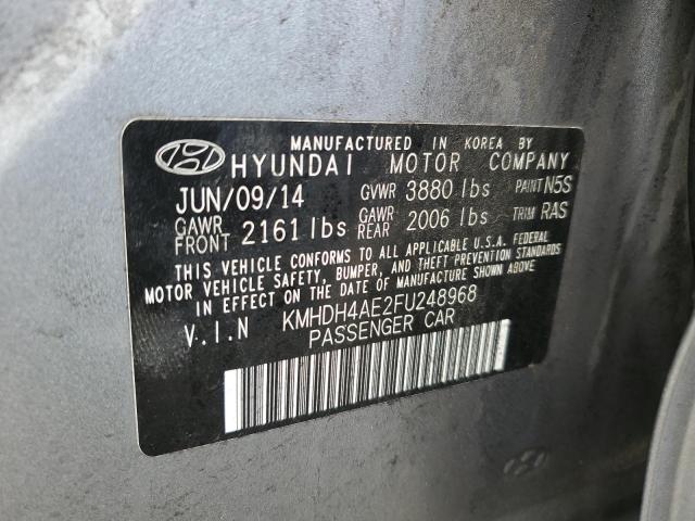 2015 HYUNDAI ELANTRA SE - KMHDH4AE2FU248968