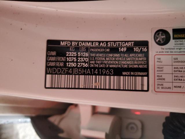 2017 MERCEDES-BENZ E 300 - WDDZF4JB5HA141963