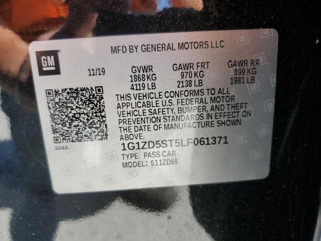 2020 CHEVROLET MALIBU LT - 1G1ZD5ST5LF061371
