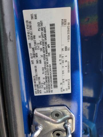 2017 FORD ESCAPE SE - 1FMCU0G96HUC89181