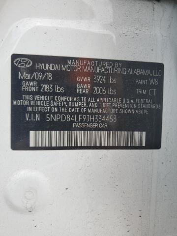 2018 HYUNDAI ELANTRA SE - 5NPD84LF9JH334453