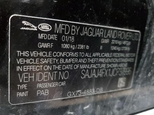 2018 JAGUAR XE PREMIUM SAJAJ4FX1JCP37996