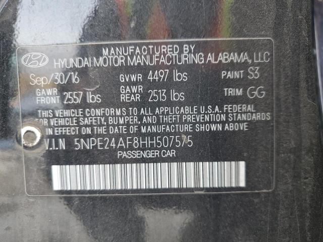 2017 HYUNDAI SONATA SE - 5NPE24AF8HH507575