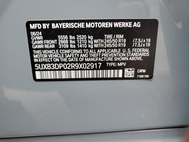 2024 BMW X3 M40I 5UX83DP02R9X02917