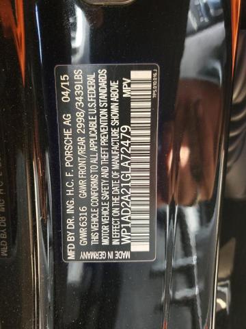 2016 PORSCHE CAYENNE GT - WP1AD2A21GLA72479
