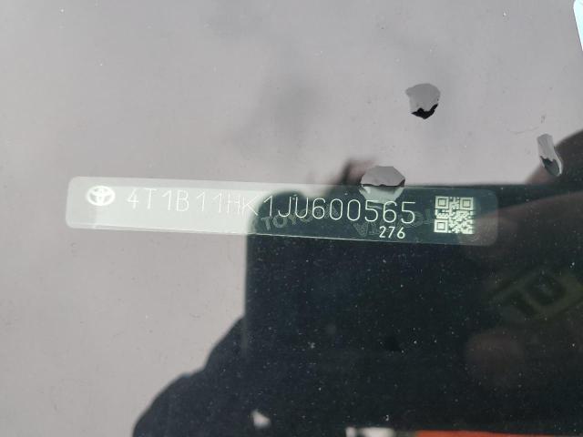 2018 TOYOTA CAMRY L - 4T1B11HK1JU600565