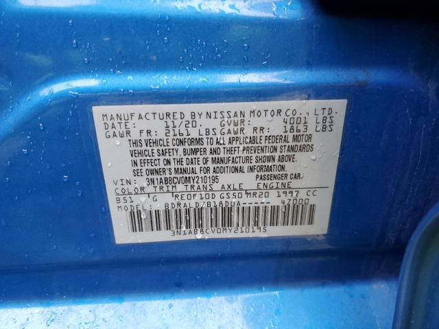 2021 NISSAN SENTRA SV - 3N1AB8CV0MY210195
