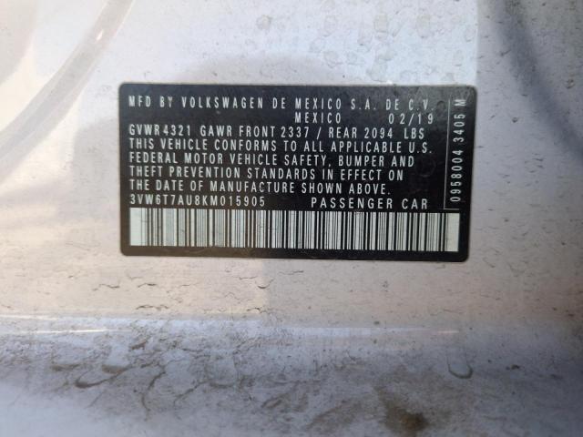 2019 VOLKSWAGEN GTI S - 3VW6T7AU8KM015905