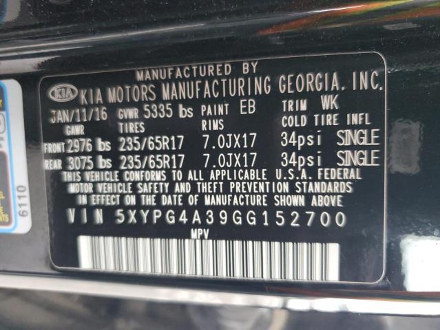 2016 KIA SORENTO LX - 5XYPG4A39GG152700