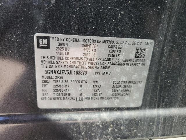 2018 CHEVROLET EQUINOX LT - 3GNAXJEV6JL103879