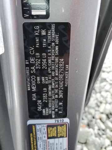 2024 KIA FORTE LX - 3KPF24AD1RE792824