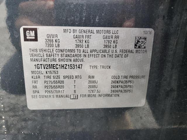 2017 GMC SIERRA K15 1GTV2MEC1HZ153147