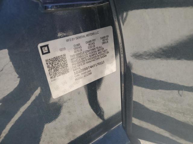 2019 CHEVROLET MALIBU 1G1ZD5ST4KF170113