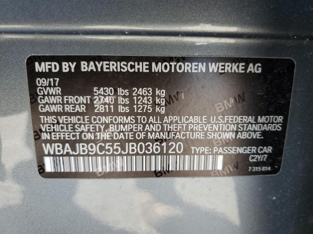 2018 BMW M550XI WBAJB9C55JB036120