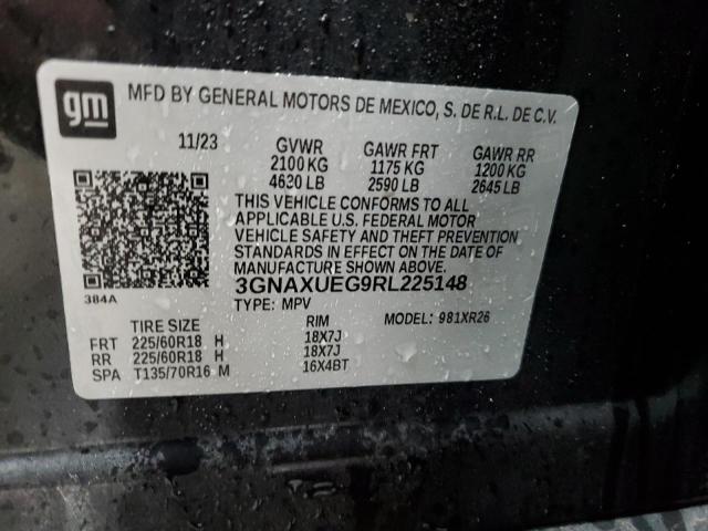 2024 CHEVROLET EQUINOX LT - 3GNAXUEG9RL225148
