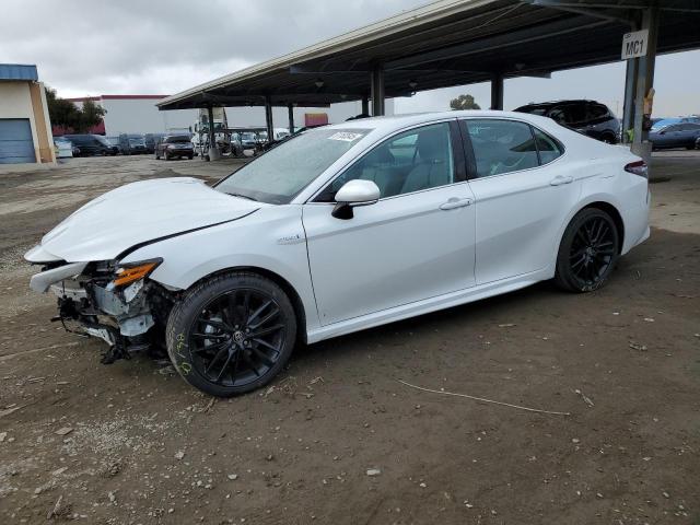 TOYOTA CAMRY XSE 2021 white  hybrid engine 4T1K31AK4MU022485 photo #1