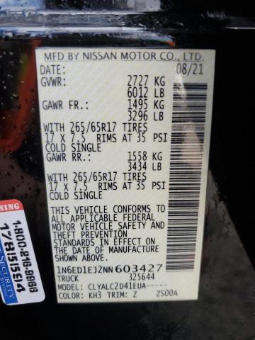 2022 NISSAN FRONTIER S - 1N6ED1EJ2NN603427