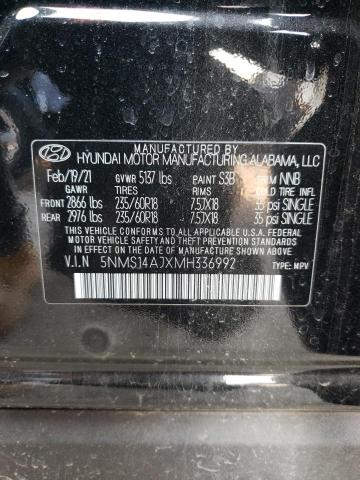 2021 HYUNDAI SANTA FE S - 5NMS14AJXMH336992