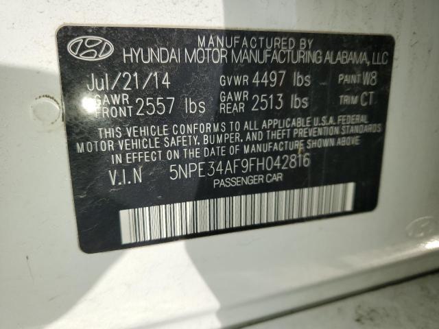 2015 HYUNDAI SONATA SPO - 5NPE34AF9FH042816