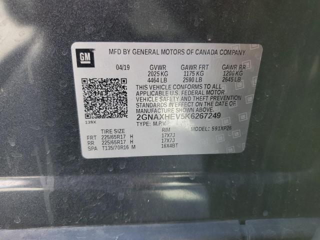 2019 CHEVROLET EQUINOX LS - 2GNAXHEV5K6267249