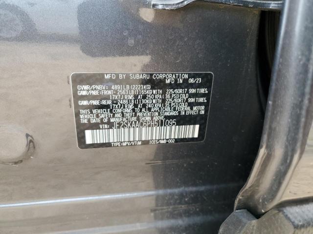 2023 SUBARU FORESTER JF2SKAAC6PH511095