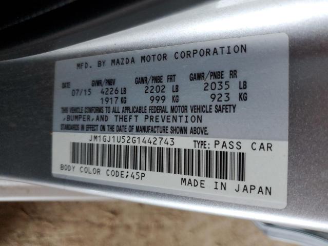 2016 MAZDA 6 SPORT - JM1GJ1U52G1442743