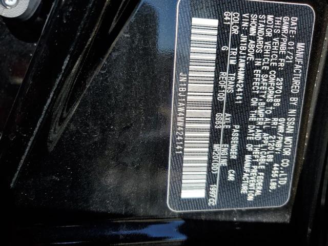 2021 NISSAN ROGUE SPOR - JN1BJ1AW4MW424141