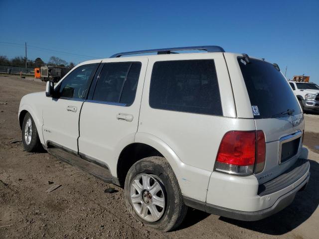 LINCOLN AVIATOR 2003 white  gas 5LMEU68HX3ZJ34661 photo #3