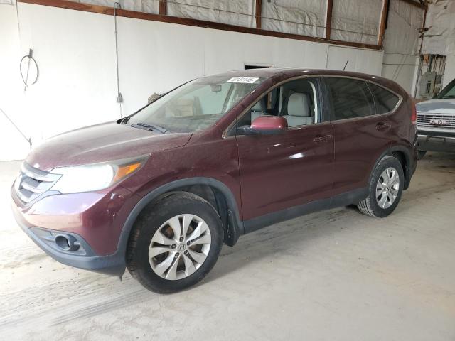 HONDA CR-V EX 2014 burgundy  gas 5J6RM4H59EL017379 photo #1