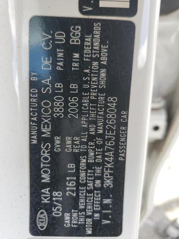 2018 KIA FORTE LX - 3KPFK4A76JE268048