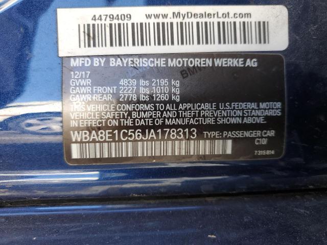 2018 BMW 330E WBA8E1C56JA178313