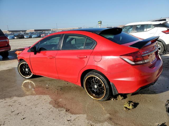 HONDA CIVIC SI 2015 red sedan 4d gas 2HGFB6E59FH709589 photo #3