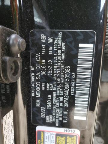 2022 KIA RIO LX - 3KPA24AD9NE505086