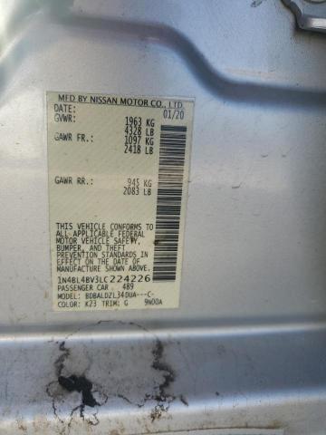 2020 NISSAN ALTIMA S - 1N4BL4BV3LC224226