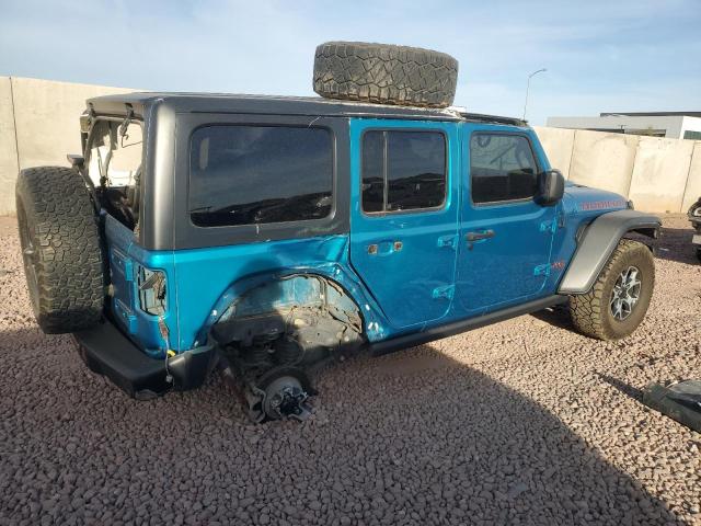JEEP WRANGLER U 2020 turquoise  gas 1C4HJXFG0LW141133 photo #4