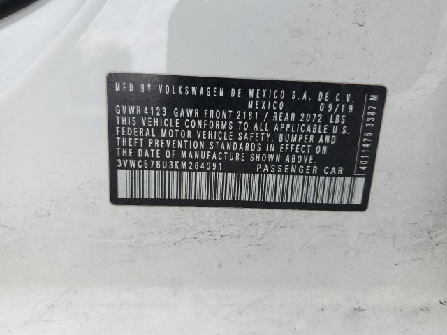 2019 VOLKSWAGEN JETTA S - 3VWC57BU3KM264091