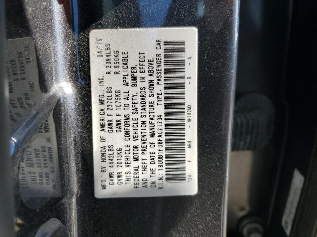2015 ACURA TLX 19UUB1F38FA021234