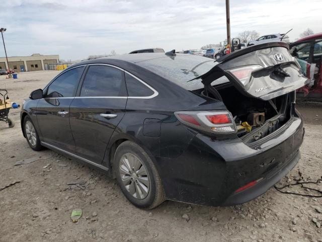 HYUNDAI SONATA HYB 2016 black sedan 4d hybrid engine KMHE24L19GA023322 photo #3
