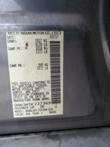 2017 NISSAN ALTIMA 2.5 - 1N4AL3AP7HC227369