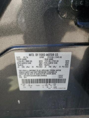 2016 FORD EDGE SE - 2FMPK4G99GBC59952
