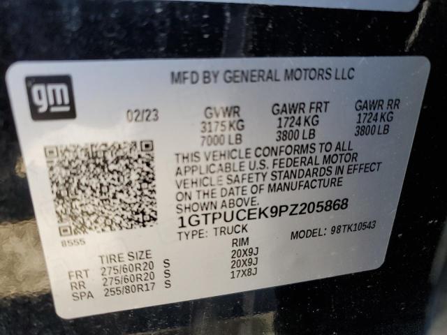 2023 GMC SIERRA K15 - 1GTPUCEK9PZ205868