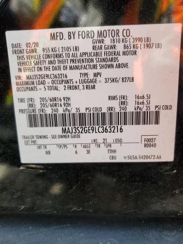 2020 FORD ECOSPORT S - MAJ3S2GE9LC363216