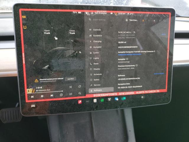 2022 TESLA MODEL 3 - 5YJ3E1EB2NF313672