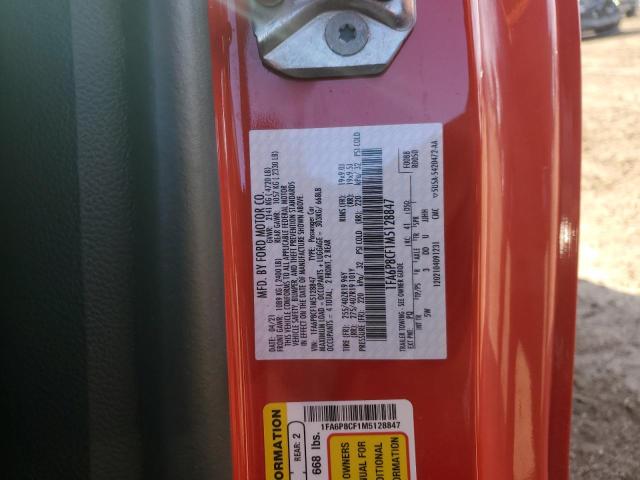 2021 FORD MUSTANG GT - 1FA6P8CF1M5128847