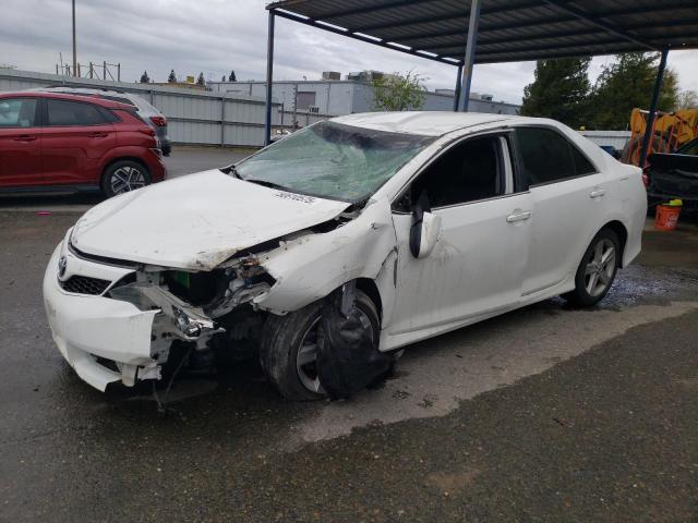TOYOTA CAMRY L 2014 white  gas 4T1BF1FK4EU738899 photo #1