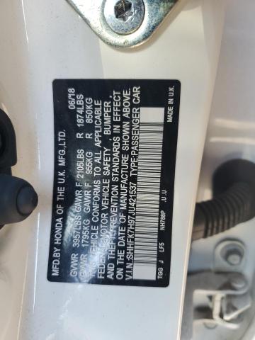 2018 HONDA CIVIC SPOR - SHHFK7H97JU421537