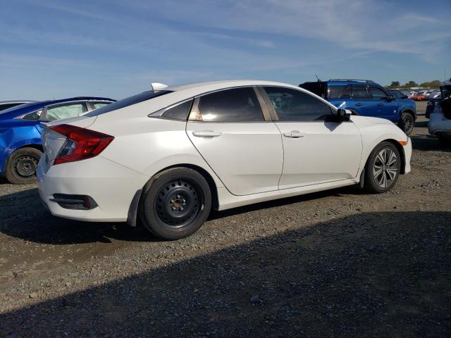 HONDA CIVIC EX 2018 white  gas JHMFC1F3XJX036617 photo #4