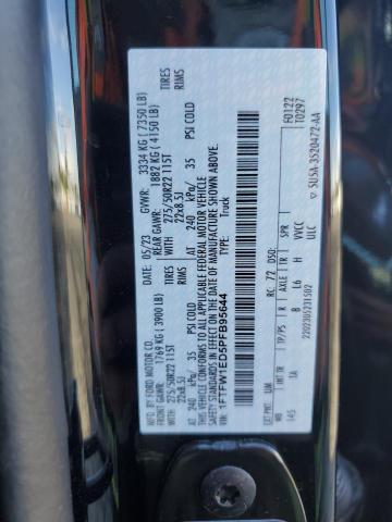 2023 FORD F150 SUPER - 1FTFW1ED5PFB95644